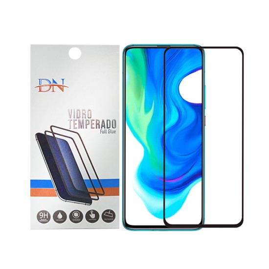 DN FULL GLUE GLASS PROTECTOR FOR XIAOMI POCO M2 RELOADED BLACK